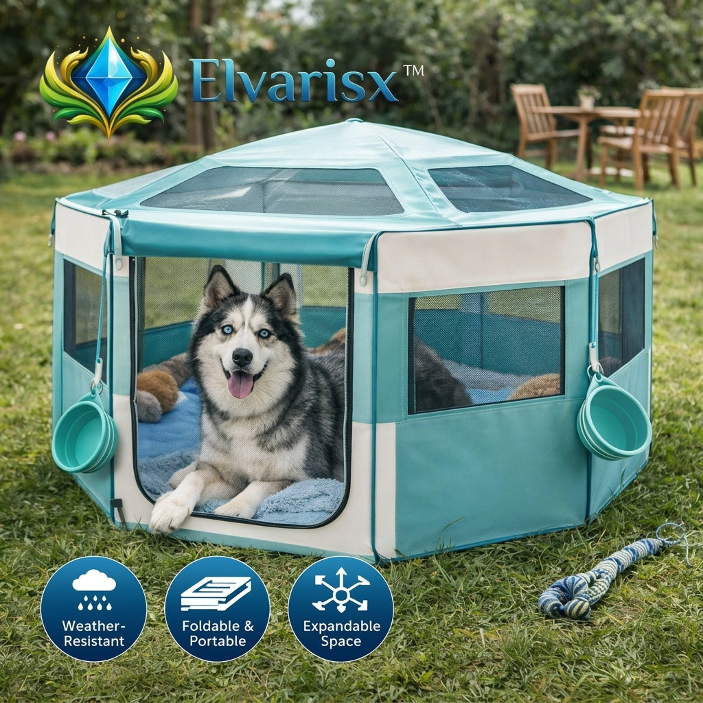Elvarisx™ Ultimate Pet Playpen