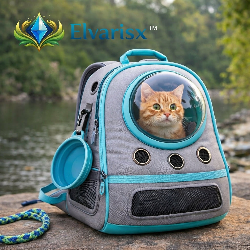 Elvarisx™ Transparent Pet Backpack Carrier